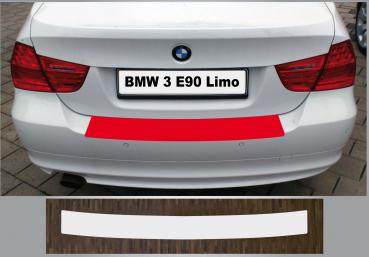 Lackschutzfolie Ladekantenschutz transparent 70 µm für BMW 3er E90 Limousine 2005 - 2012